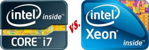 Điểm khác biệt giữa CPU Xeon và CPU Core I là gì?
