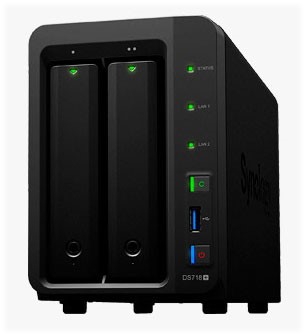 Synology 2-bay NAS DiskStation DS718+