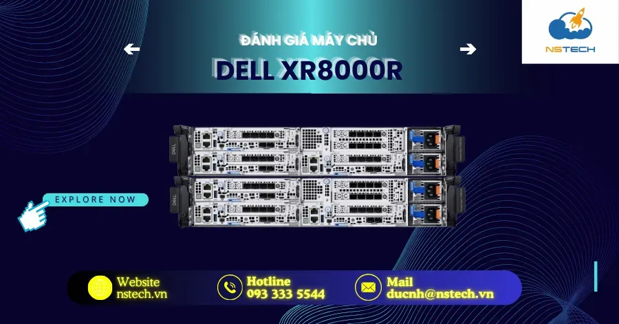 Review server Dell XR8000R chi tiết